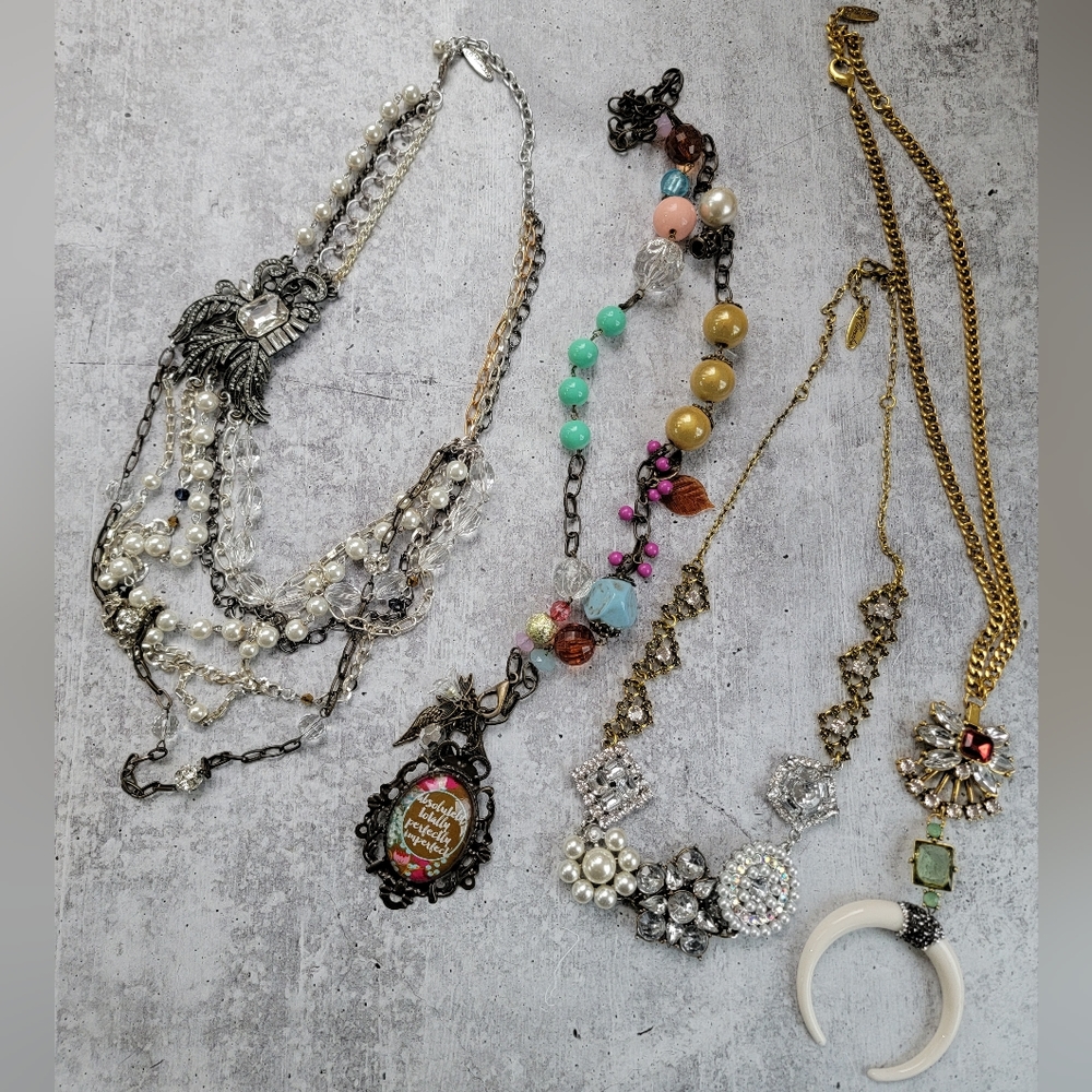 Plunder Statement Necklace Lot